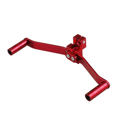 Red 2-Way Aluminum Motorcycle Gear Shift Lever Footrest Pedal Shifter