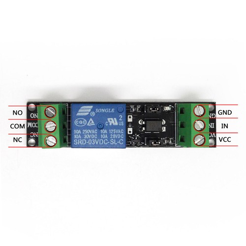 1 CH 10A Relaismodul Hochpegel Trigger Optokoppler Trennplatine 3V