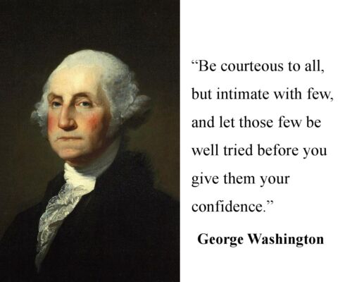 President George Washington Quote 8 x 10 Photo Picture #y1 