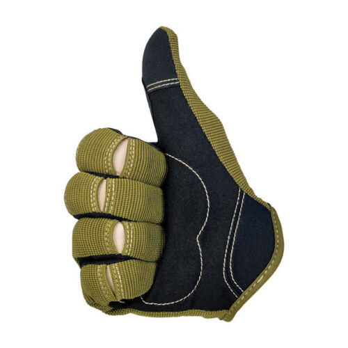 Motorrad Handschuhe Biltwell Moto Gloves Olive-Schwarz-Beige Größe S