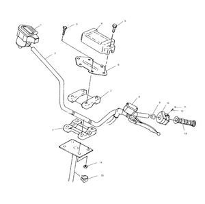 Polaris PAD HANDLEBAR 5810379 New OEM
