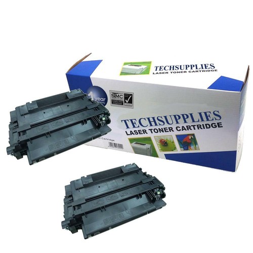 2 CE255A 55A Toner Cartridge for HP LaserJet P3015 P3015D P3015DN P3015N P3015X