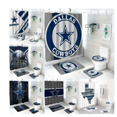 Skid Toilet Seat Cover, Dallas Cowboys Bathroom