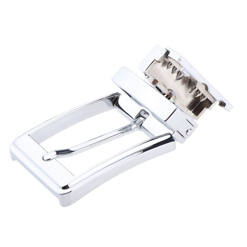 Silver Reversible Vintage Belt Buckle Single Prong Rectangle Pin Buckle