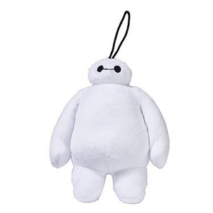 White Official Disney Big Hero 6-7cm Baymax Plush Soft toy with hang tag