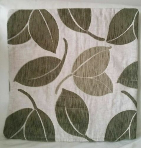 Scatter Cushion Cover,2 tone green , large leaf ,.Aussie made quality.