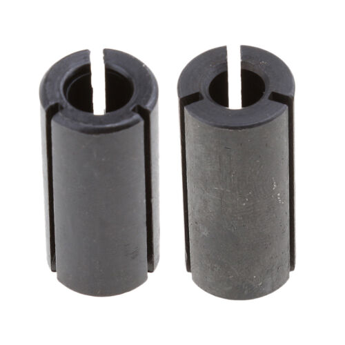 2pcs Power Collet Chuck Adapter for Bits CNC Router Parts 6,6.35mm to 12.7mm 