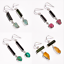 925 Sterling Silver Earrings Natural Raw Gemstone Handcrafted Jewelry RSE33 