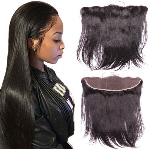 Peruvian-Straight-Full-Lace-Frontal-Closure-Virgin-Human-Hair-13-034-x4-034-Ear-To-Ear