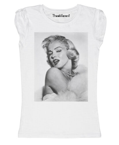 New T-Shirt Donna Fiammata Marilyn Monroe Fashion Idea Regalo