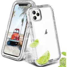 For iPhone 16e 15 14 13 12 11 Pro Max X XR 7 8P SE Shockproof Clear Cover Case