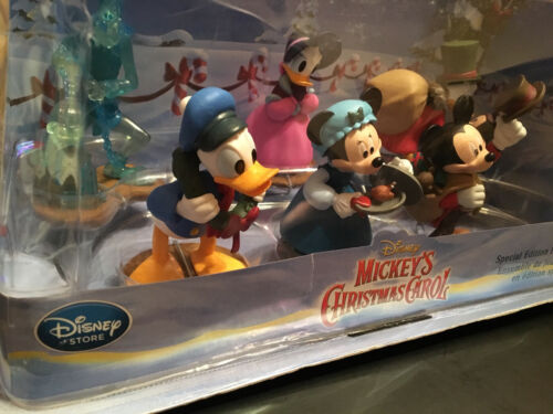 DISNEY Mickey/'s Christmas Carol Scrooge McDuck 6 pc Figurine set ~ collectibles!