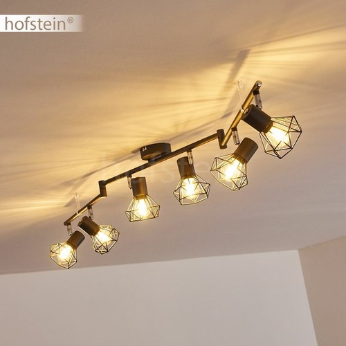 Vintage Anthrazit Decken Lampe Flur Strahler verstellbar Wohn Zimmer Beleuchtung