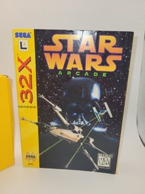 Sega Genesis 32x (1994) Star Wars Arcade Video Game in Box w/ Manual! Tested
