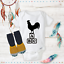 Funny Baby Onesies & Socks Baby Shower Gift Set Newborn Funny Unisex Rooster 