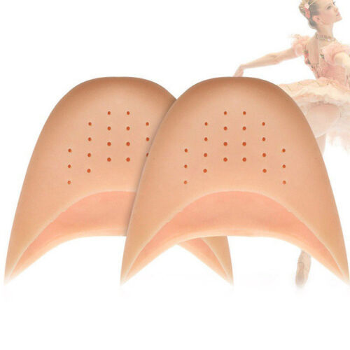 UK SELLER PAIR BALLET SHOE PADS TOE COVER DANCE SOFT SILICONE CUSHION PROTECTOR