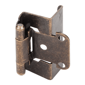 overlay self hinge wrap closing cabinet hinges brass antique hardware door close nickel
