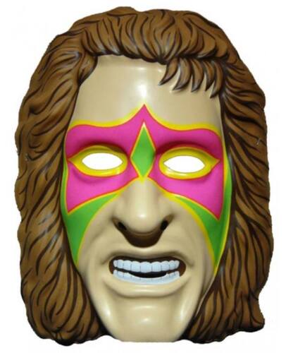 THE ULTIMATE WARRIOR WWE WWF FANCY DRESS UP WRESTLING MASK ADULT CHILD COSPLAY
