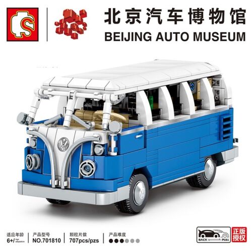 Teens Kids Building Toys Blocks Boy Puzzle Vintage Car Model Sembo 701810 no box 