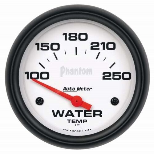 2-5/8 AutoMeter 5837 Phantom Air-Core Water Temperature Gauge 