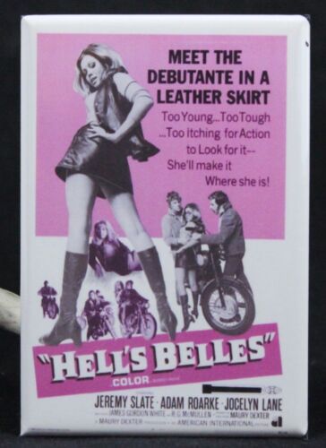 Locker Magnet Hell/'s Belles Movie Poster 2/" X 3/" Fridge GGA