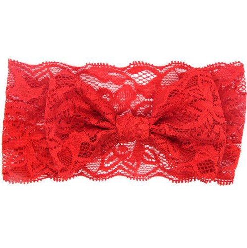 7PCS Charm Kids Girl Baby Headband Toddler Lace Bow Flower Hair Band Accessories