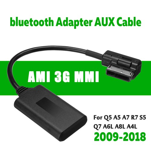Car AMI MMI bluetooth Adapter Aux Cable For Audi Q5 A5//7 R7 S5 Q7 A6L//8L//4L 17cm