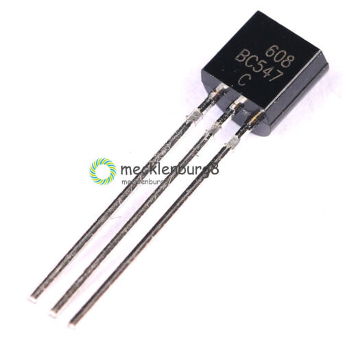 50Pcs 45V 0.1A Bc547 Transistor To-92 Npn Ic Diy New Develope