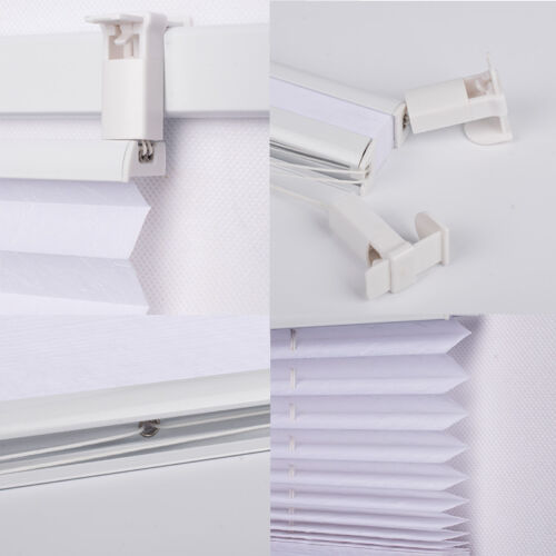 Details about   Pleated Indoor 45-115 mm x 130 mm Klemmfix Pleated Window Door Pleated Blind White show original title