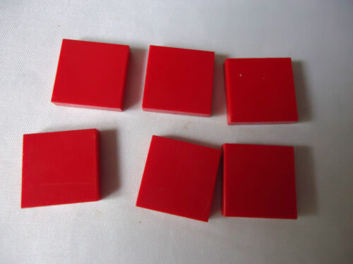 Lego partie 3068a rouge 2 x 2 x 6 carreaux lisse 