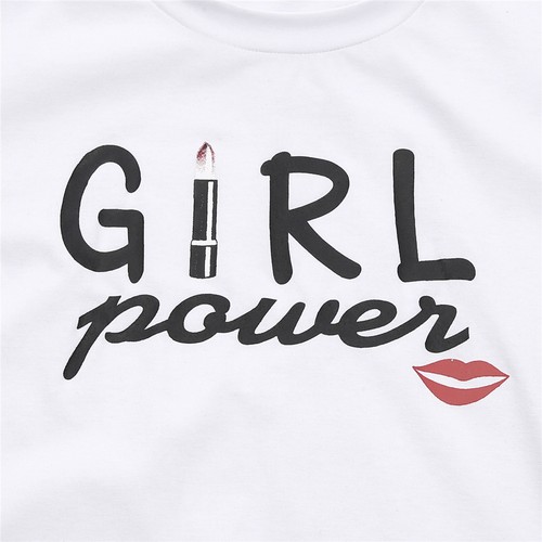 USA Mom and Baby Girls Princess FAMILY matching T-Shirts Cotton Clothes Tee Tops
