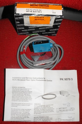 Micro Switch PhotoEye Catalog #FE7C-FC6-M NEW