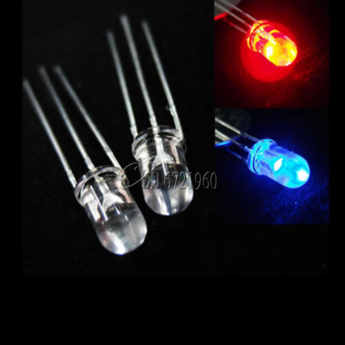 5mm Dual Bi-Color Red//Green 3-Pin Diffused Common Cathode//Anode LED Diode Lamp