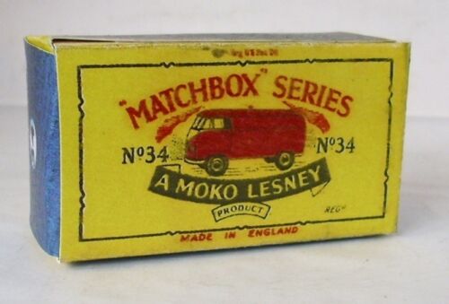 Repro Box Matchbox 1:75 Nr.34 Volkswagen Microvan