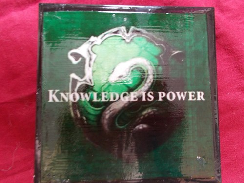 multifandom loki slytherin hp Handmade Ceramic Tile coaster altar tile plaque