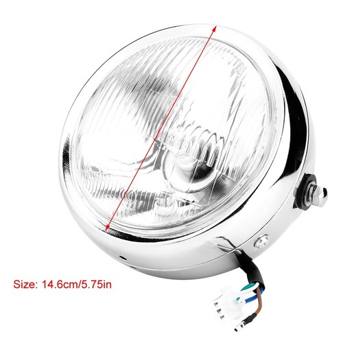 Motorrad Frontscheinwerfer Retro Lampe 5,75 Zoll Scheinwerfer für GN125