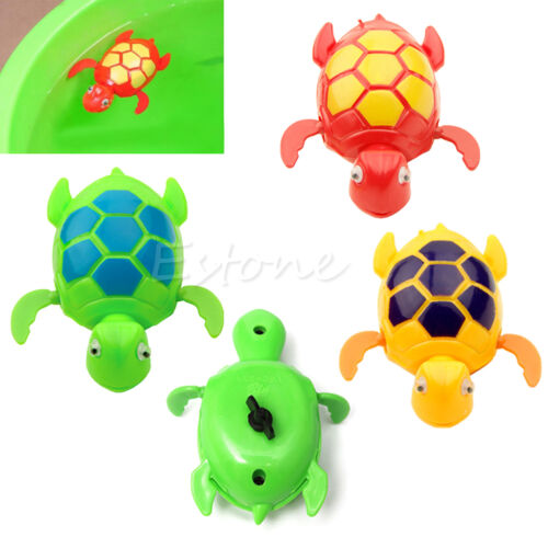 Wind up Swimming Floating Turtle Animal Toy For Kids Baby Child Pool Bath Time