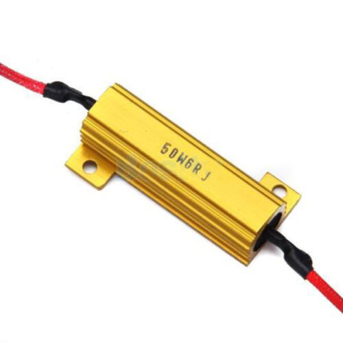 4Pcs Load Resistor 50W 6ohm Fix LED Bulb Hyper Flash Turn Signal Blinker Sales 