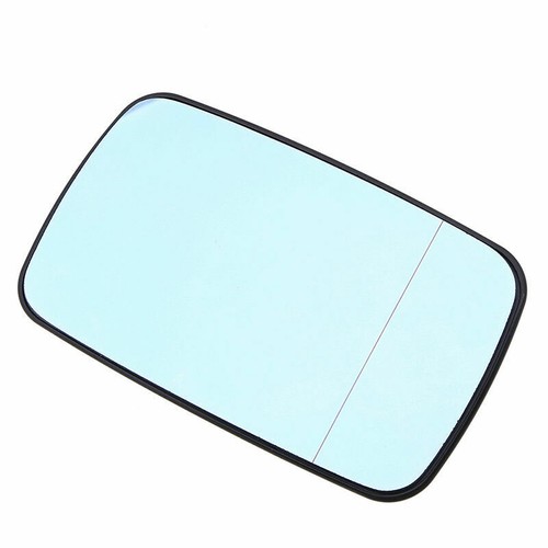 1 x Wing Mirror Glass Heated Blue Left Side for BMW E46 E39 Sedan Wagon 1997-06