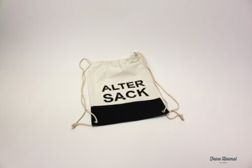 Backpack FeineHeimat Clubsack /"Alter Sack “ Sportbeutel Canvas Rucksack