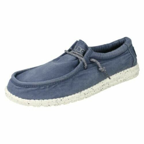 Mens Hey Dude Moccasin Shoes Wally Washed 