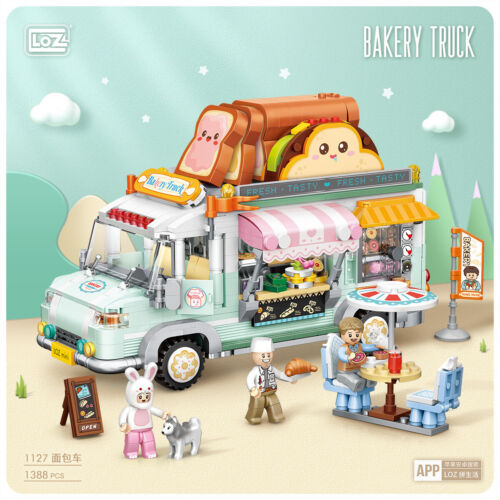 LOZ MINI Blöcke Kids Building Toys Girls Blocks Bakery Truck Puzzle 1127 no box 