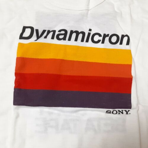 Details about   New Sony Dynamicron Betamax 80s Vintage White Rare 50/50 T Shirt Sz L 