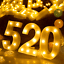 Large Alphabet Number LED Digital Lights Light Up Digital Standing Hanging 0-9