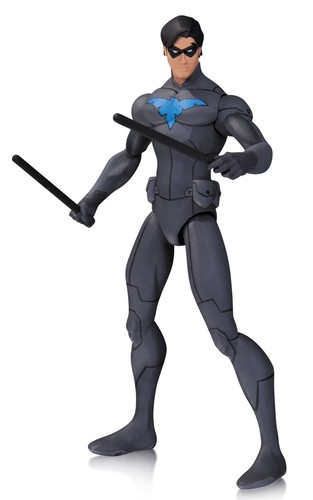 ROBIN NIGHTWING! SON OF BATMAN DC ANIMATED 4 FIGURE SET DEATHSTROKE BATMAN