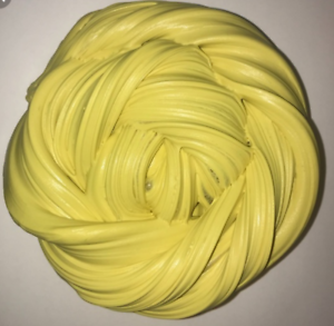 Yellow Fluffy Floam Slime 4oz stretchy Sensory Toy Stress Relief 