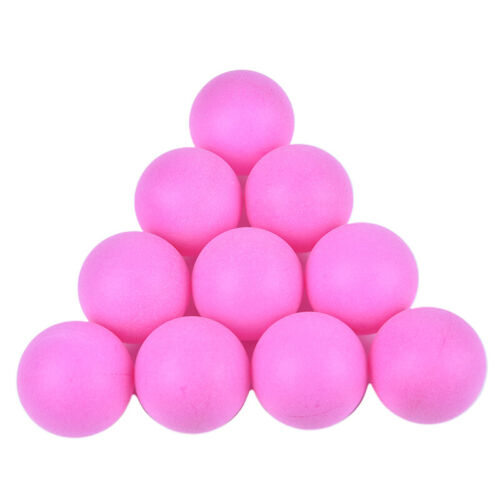 10PCS Ping Pong Balls 40mm Colored Replacement Practice Table Tennis Balls W6 