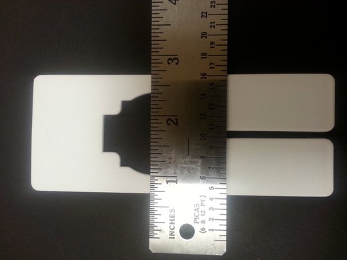 Plastic 20 Blank Rectangular Size Dividers for Retail Clothing Racks