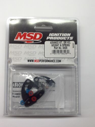 Weights MSD 8428 Distributor Advance Curve Kit for GM HEI; Springs Bushings