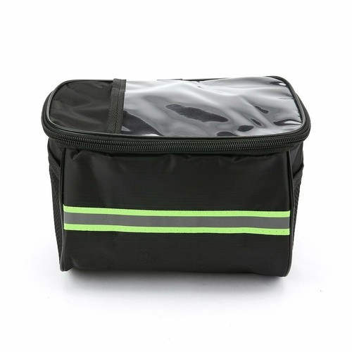 20 Inch Large Capacity Polyester Bike Front Basket Waterproof Handlebar Bag OD